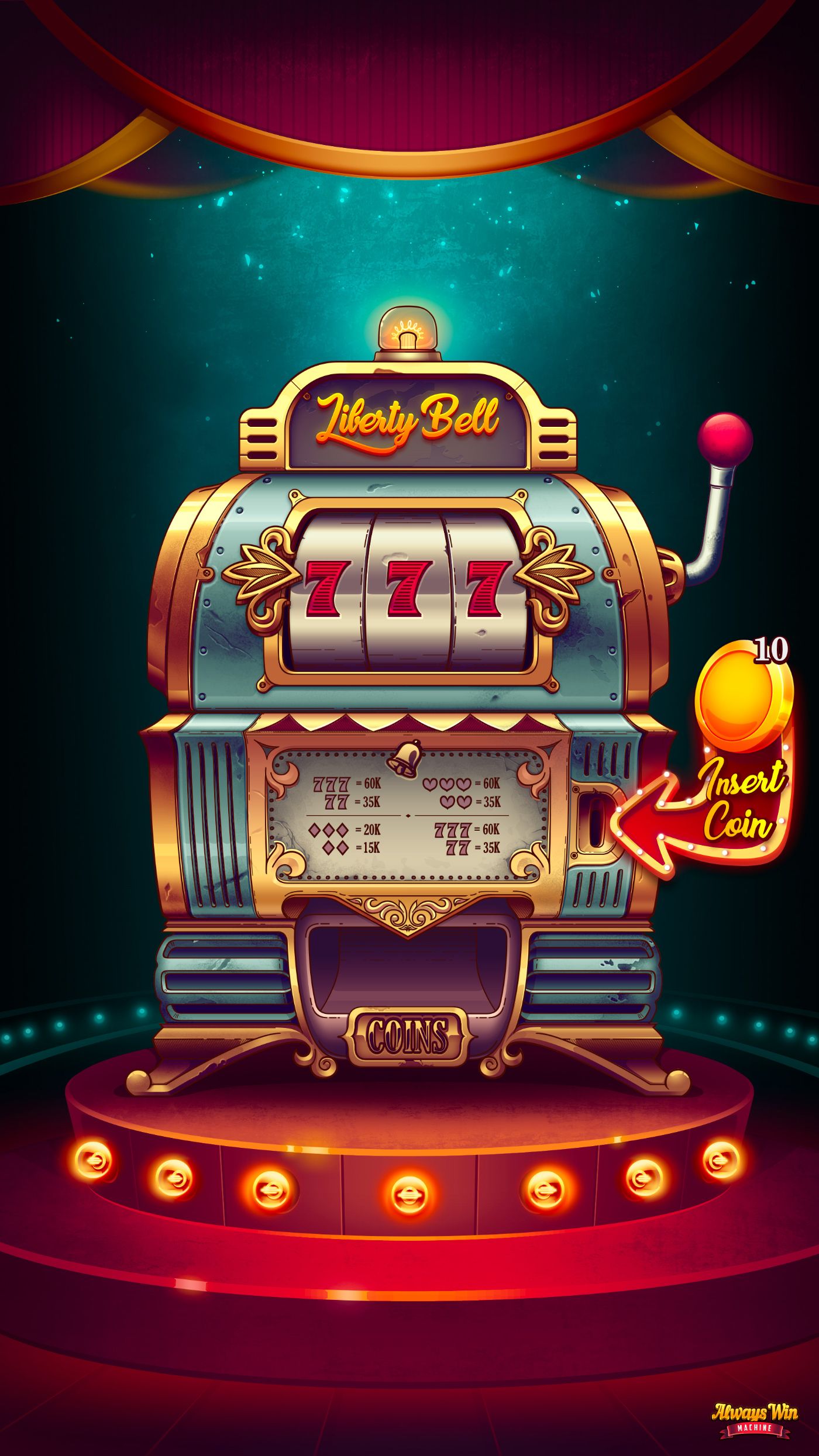 Betting layout on American Roulette table